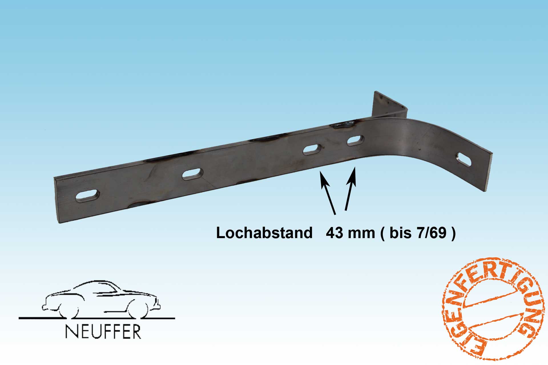 Stoßstangenhalter, vorne, bis 7/71